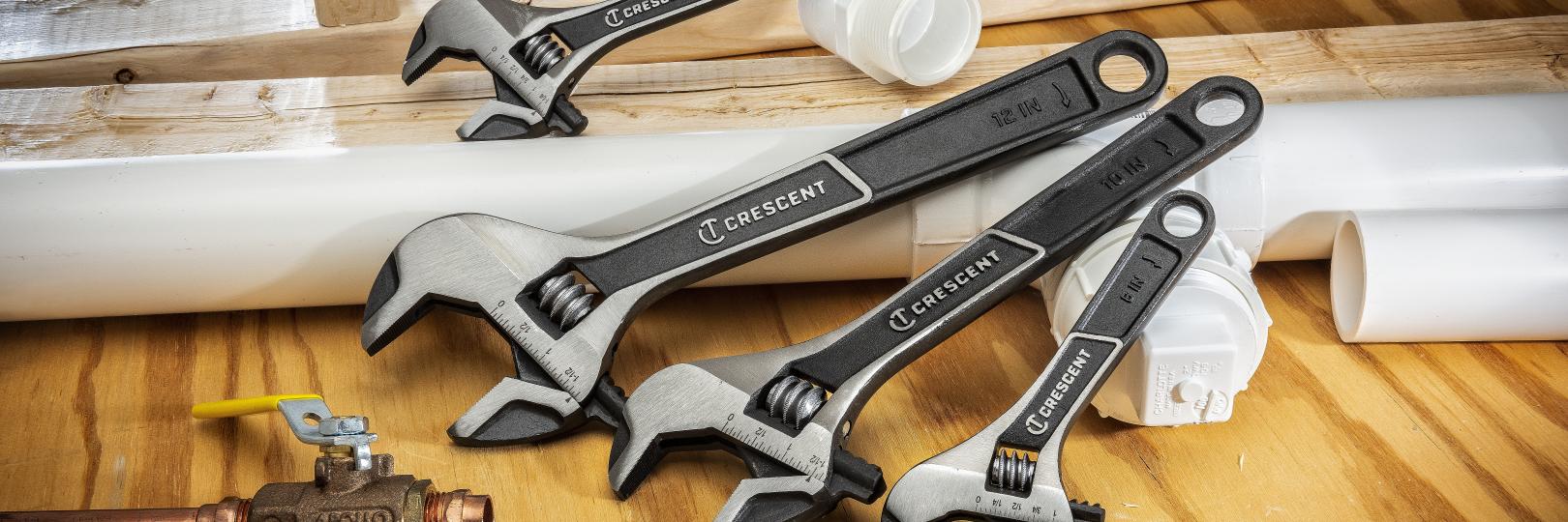 Wide Jaw Adjustable Wrenches Crescent Tools